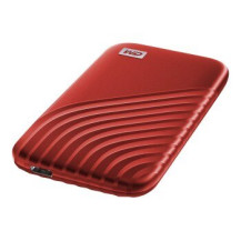 WD My Passport - 1000 GB - USB tipo-C - 3.2 Gen 2 (3.1 Gen 2) - 1050 MB/s - Protezione della password - Rosso