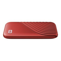 WD My Passport - 1000 GB - USB tipo-C - 3.2 Gen 2 (3.1 Gen 2) - 1050 MB/s - Protezione della password - Rosso