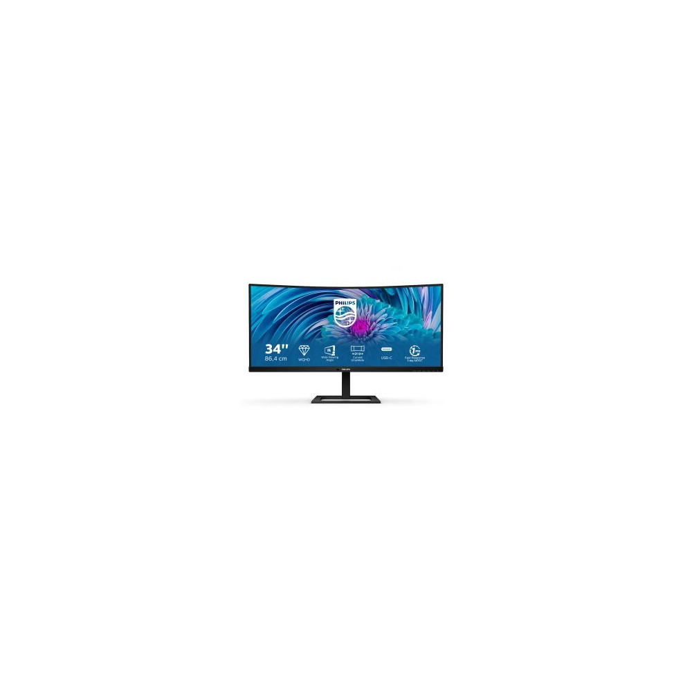 Philips E Line 346E2CUAE/00 - 86,4 cm (34″) - 3440 x 1440 Pixel - Wide Quad HD+ - LCD - 4 ms - Nero