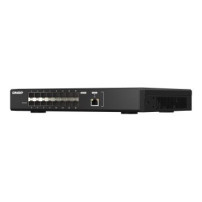 QNAP 1 port 10GbE RJ4 16 ports GbE SFP28 web