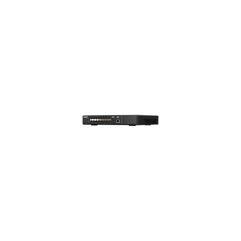 QNAP 1 port 10GbE RJ4 16 ports GbE SFP28 web