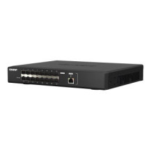 QNAP 1 port 10GbE RJ4 16 ports GbE SFP28 web