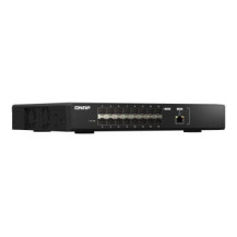 QNAP 1 port 10GbE RJ4 16 ports GbE SFP28 web