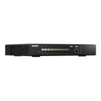 QNAP 1 port 10GbE RJ4 16 ports GbE SFP28 web