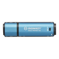 Kingston 64GB IronKey Vault Privacy 50 AES-256 Encrypted FIPS 197 - USB-Stick