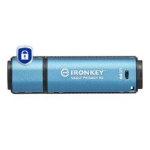 Kingston 64GB IronKey Vault Privacy 50 AES-256 Encrypted FIPS 197 - USB-Stick