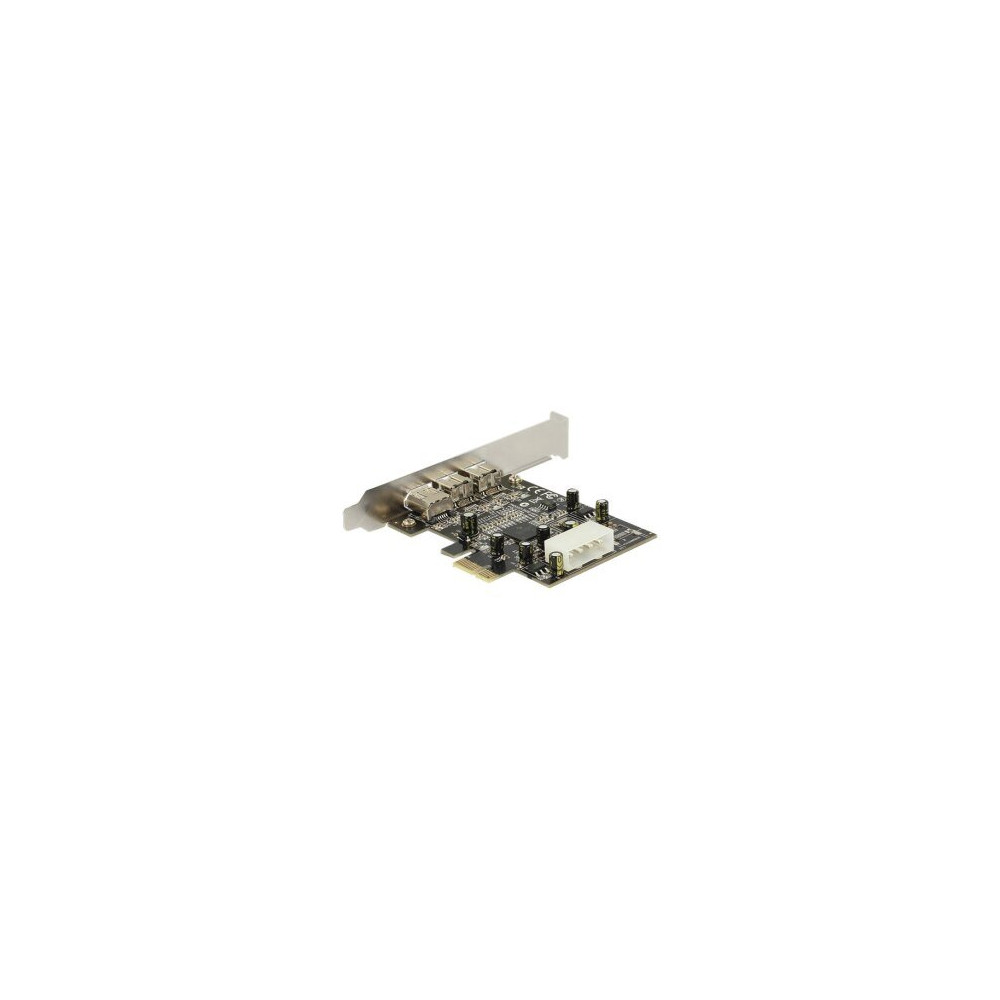 Delock PCI Express card FireWire A / B - PCIe - 800 Mbit/s - Cablato - Windows 2000/XP/XP-64/Server-2003/Vista - Mac OS 9x + - L