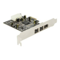Delock PCI Express card FireWire A / B - PCIe - 800 Mbit/s - Cablato - Windows 2000/XP/XP-64/Server-2003/Vista - Mac OS 9x + - L