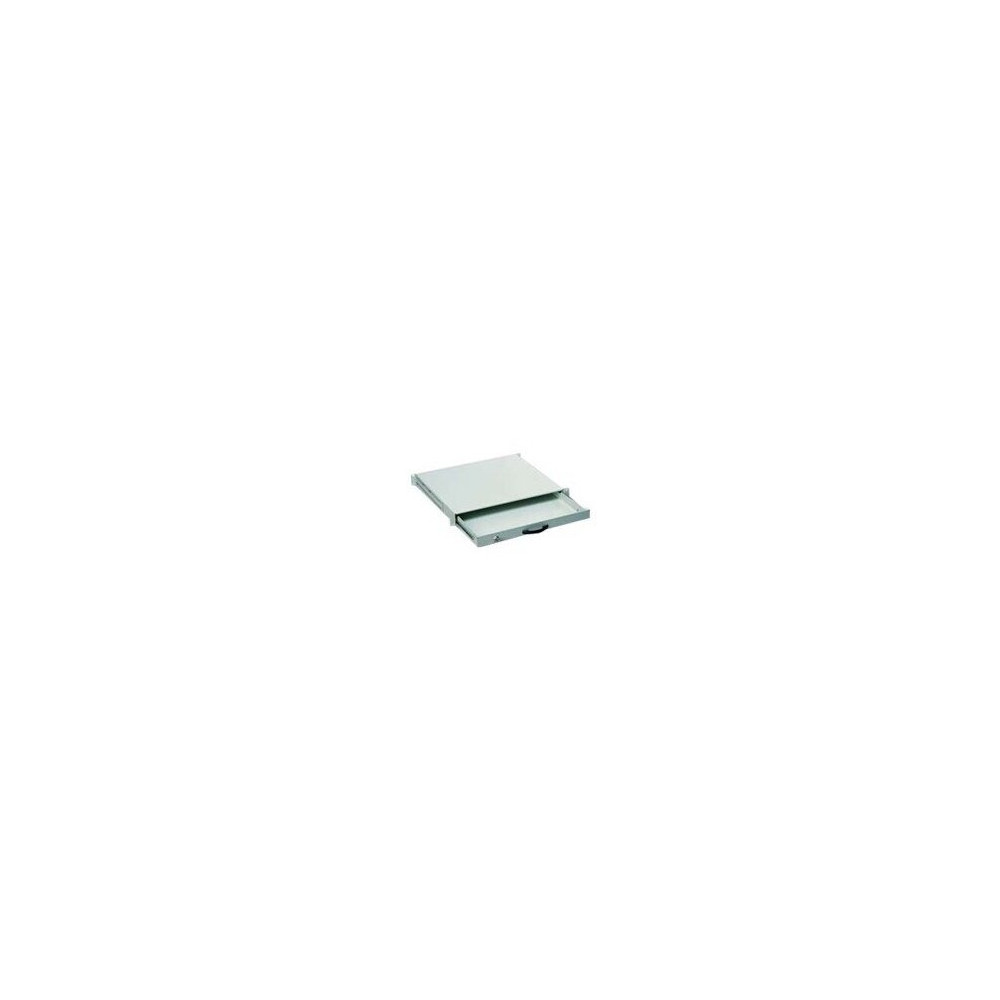 DIGITUS 19″ Lockable Keyboard shelf - Grigio - 1U - 3,5 kg - 485 x 400 x 45 mm