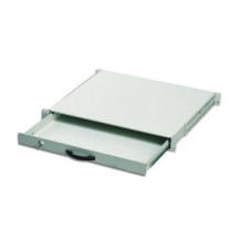DIGITUS 19″ Lockable Keyboard shelf - Grigio - 1U - 3,5 kg - 485 x 400 x 45 mm