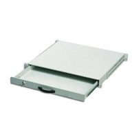 DIGITUS 19″ Lockable Keyboard shelf - Grigio - 1U - 3,5 kg - 485 x 400 x 45 mm