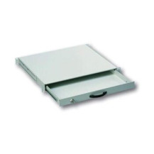 DIGITUS 19″ Lockable Keyboard shelf - Grigio - 1U - 3,5 kg - 485 x 400 x 45 mm