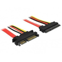 Delock SATA Cable 0.2m - 0,2 m - SATA I - Maschio/Femmina - Rosso