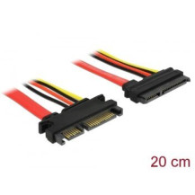 Delock SATA Cable 0.2m - 0,2 m - SATA I - Maschio/Femmina - Rosso