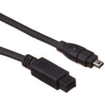 Delock FireWire A/B - 1.0m - Grigio - Maschio/Maschio - 1 m