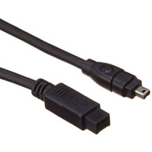 Delock FireWire A/B - 1.0m - Grigio - Maschio/Maschio - 1 m