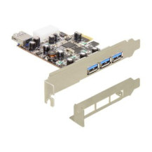 Delock 89281 - PCIe - USB 3.2 Gen 1 (3.1 Gen 1) - 5000 Mbit/s - Cablato - Windows XP/Vista/7/7-64 - Linux 2.6