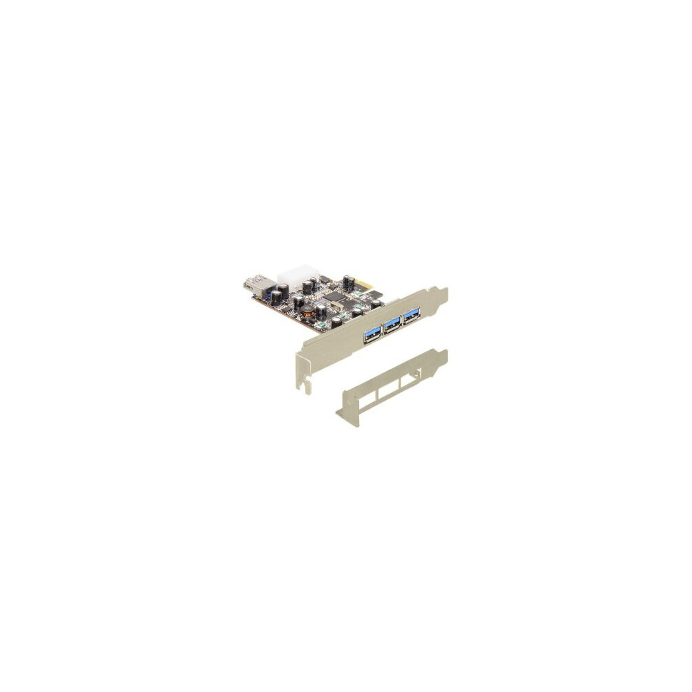 Delock 89281 - PCIe - USB 3.2 Gen 1 (3.1 Gen 1) - 5000 Mbit/s - Cablato - Windows XP/Vista/7/7-64 - Linux 2.6