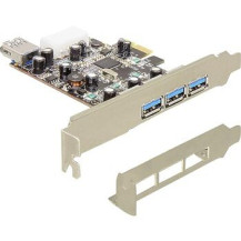 Delock 89281 - PCIe - USB 3.2 Gen 1 (3.1 Gen 1) - 5000 Mbit/s - Cablato - Windows XP/Vista/7/7-64 - Linux 2.6
