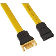 Delock 0.5m SATA III - 0,5 m - Maschio/Femmina - Marrone