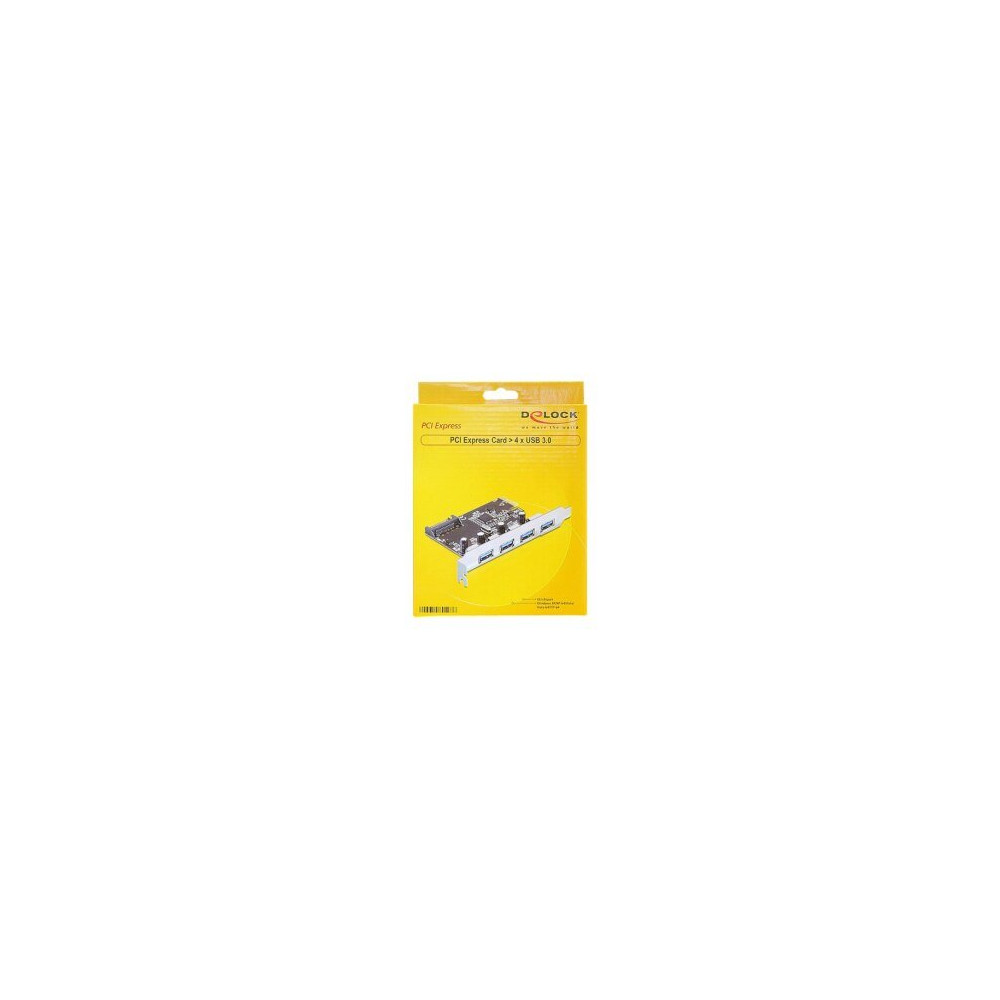 Delock 89297 - PCIe - USB 3.2 Gen 1 (3.1 Gen 1) - Nero - Argento - PC - Windows 7 Home Premium,Windows 7 Home Premium x64,Window