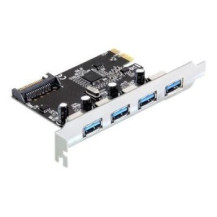 Delock 89297 - PCIe - USB 3.2 Gen 1 (3.1 Gen 1) - Nero - Argento - PC - Windows 7 Home Premium,Windows 7 Home Premium x64,Window