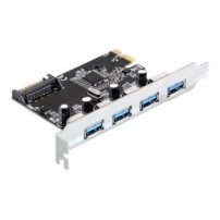 Delock 89297 - PCIe - USB 3.2 Gen 1 (3.1 Gen 1) - Nero - Argento - PC - Windows 7 Home Premium,Windows 7 Home Premium x64,Window