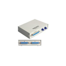 Delock 87618 2-port Interruttore - Parallel D-sub 25pol., Parallel