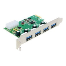 Delock 89363 - PCIe - USB 3.2 Gen 1 (3.1 Gen 1) - 5 Gbit/s - Windows 7 Home Basic,Windows 7 Home Basic x64,Windows 7 Home Premiu