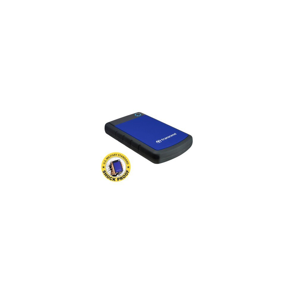 Transcend 2TB StoreJet 25H3 - 2000 GB - 2.5″ - 3.2 Gen 1 (3.1 Gen 1) - Nero - Blu