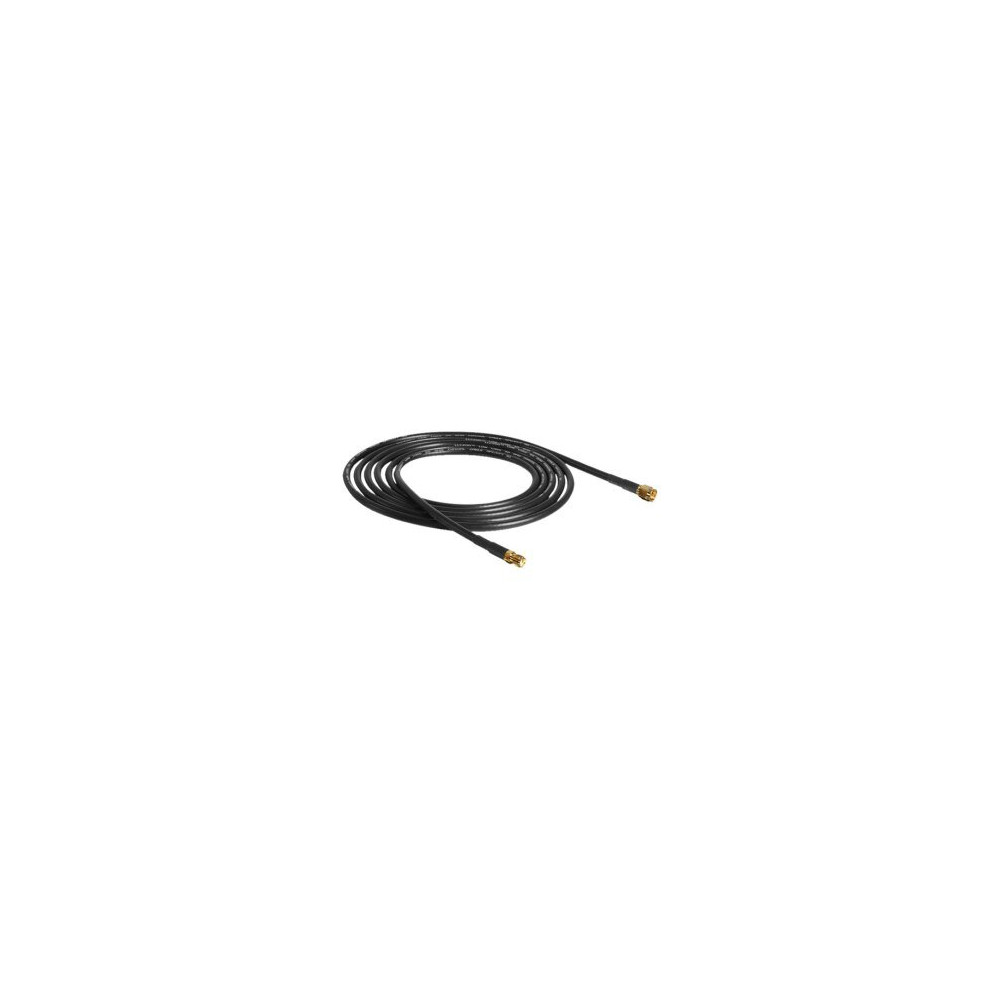 Delock 2m SMA m/f - 2 m - CFD200 - SMA - SMA - Nero
