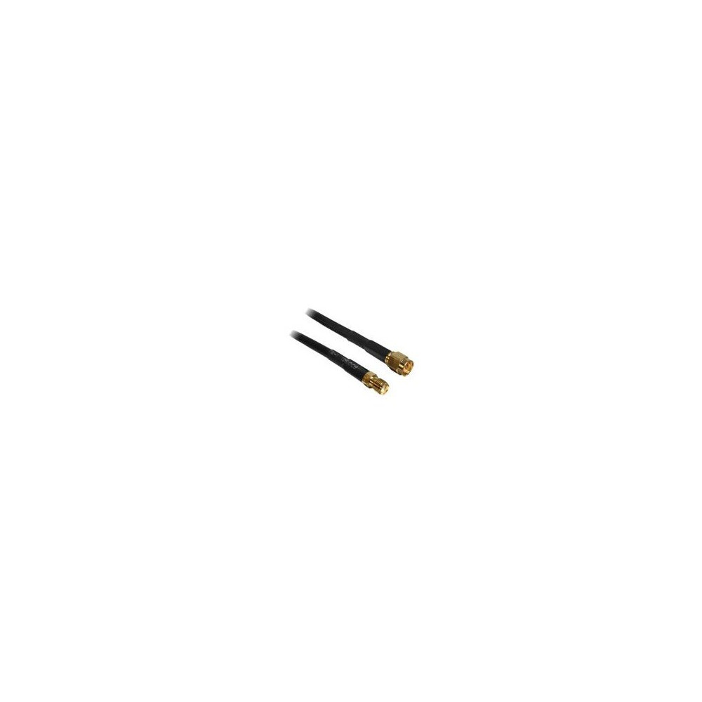 Delock 10m SMA m/f - 10 m - CFD200 - SMA - SMA - Nero