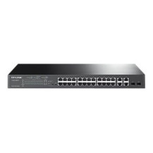 TP-LINK T1500-28PCT - Gestito - L2 - Fast Ethernet (10/100) - Supporto Power over Ethernet (PoE) - Montaggio rack - 1U