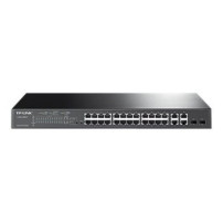 TP-LINK T1500-28PCT - Gestito - L2 - Fast Ethernet (10/100) - Supporto Power over Ethernet (PoE) - Montaggio rack - 1U