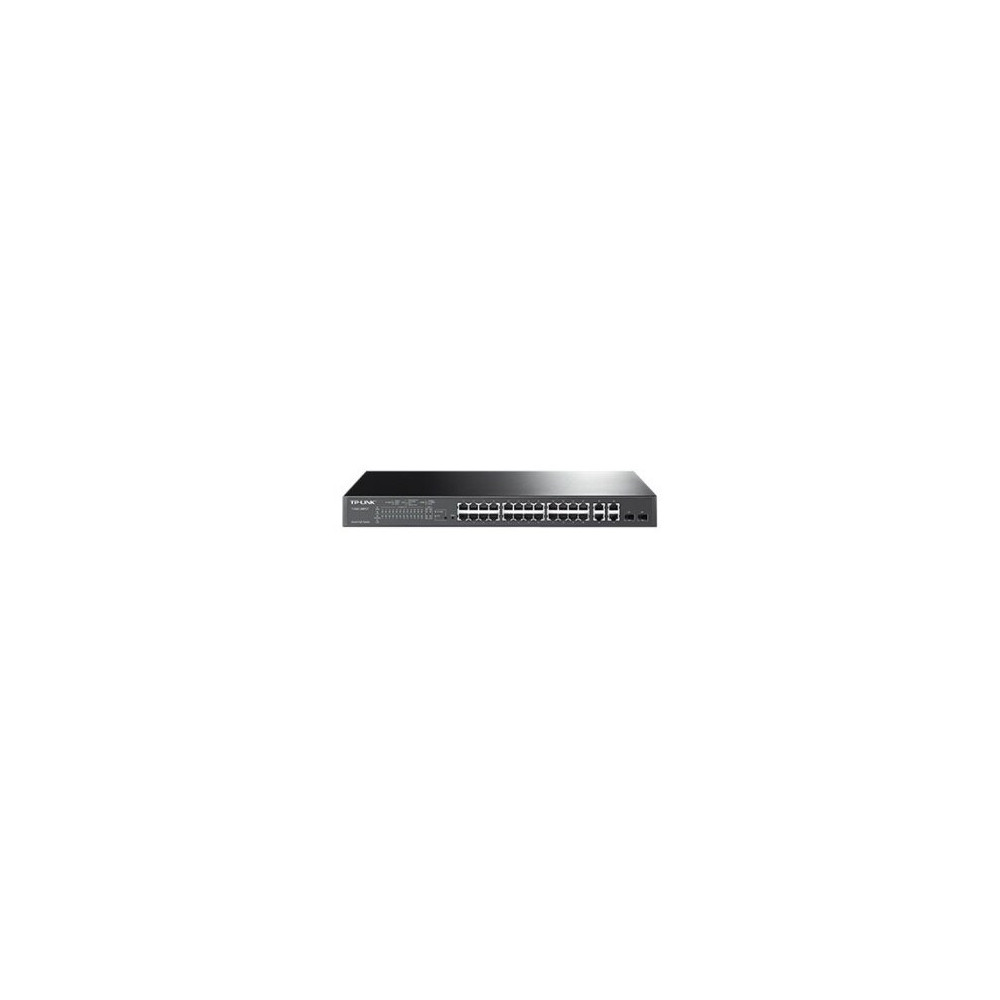 TP-LINK T1500-28PCT - Gestito - L2 - Fast Ethernet (10/100) - Supporto Power over Ethernet (PoE) - Montaggio rack - 1U