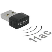 Delock 12461 - Senza fili - USB - WLAN - Wi-Fi 5 (802.11ac) - 433 Mbit/s - Nero