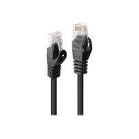 Lindy RJ-45/RJ-45 Cat.6 0.5m - 0,5 m - Cat6 - U/UTP (UTP) - RJ-45 - RJ-45 - Nero
