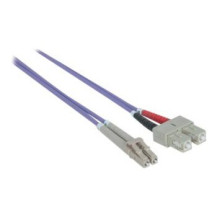 Intellinet 750929 - 2 m - OM4 - LC - SC - Maschio/Maschio - Viola