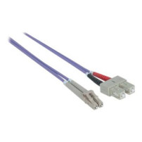 Intellinet 750929 - 2 m - OM4 - LC - SC - Maschio/Maschio - Viola