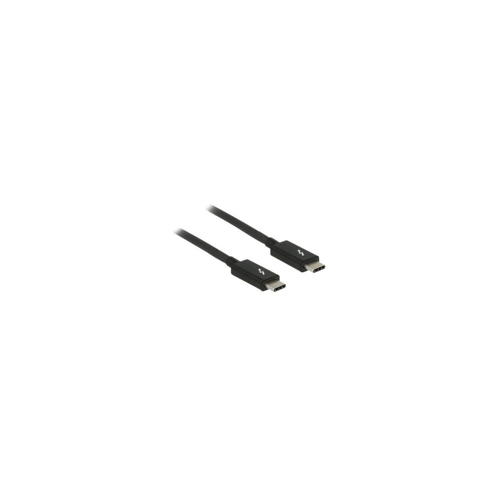 Delock 84847 - 2 m - USB C - USB C - USB 3.2 Gen 2 (3.1 Gen 2) - Maschio/Maschio - Nero