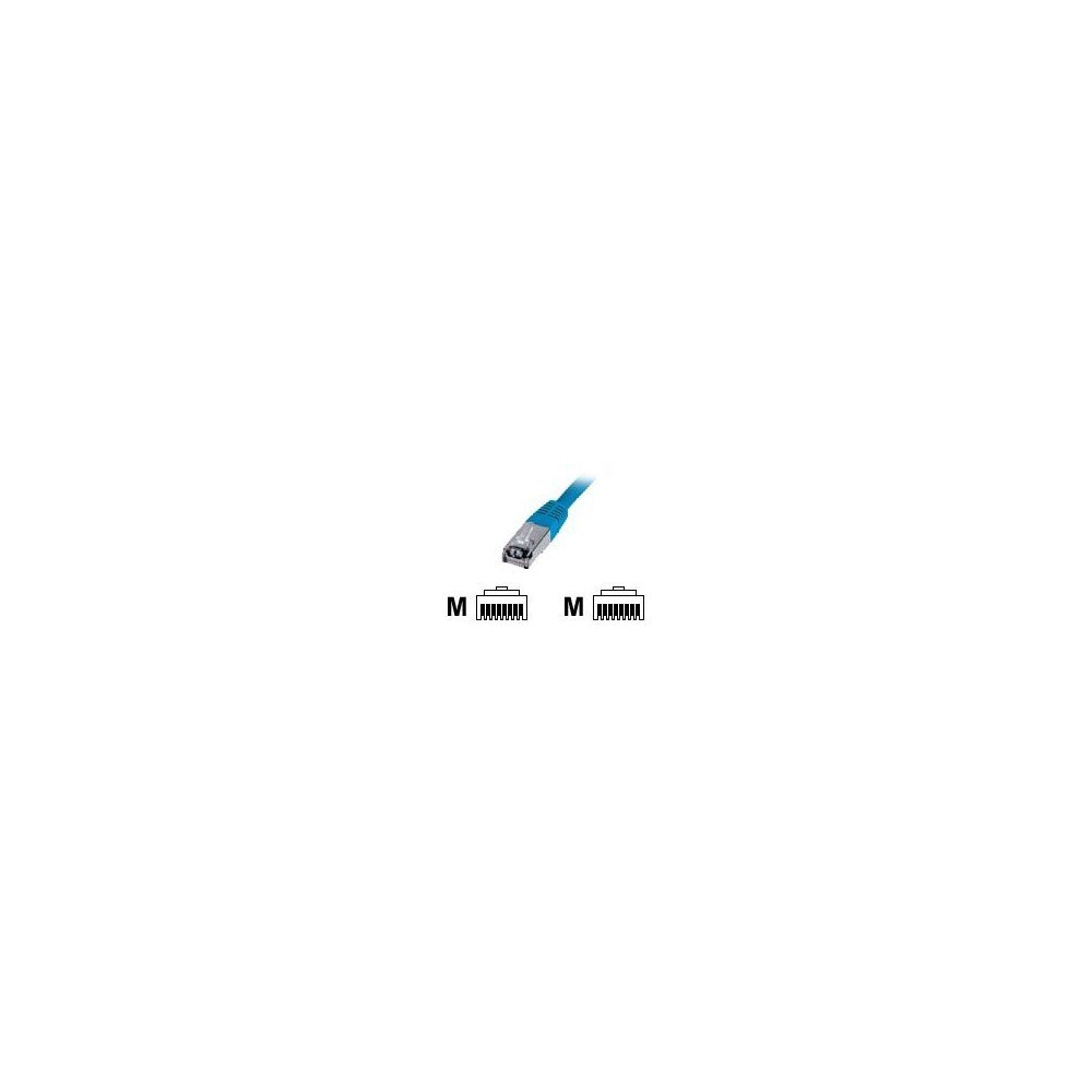 DIGITUS Patch Cable - SFTP - CAT5E - 3M - blue - 3 m - Blu