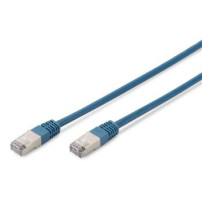 DIGITUS Patch Cable - SFTP - CAT5E - 3M - blue - 3 m - Blu
