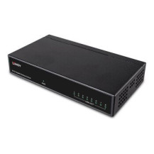 Lindy Network Switch - Gigabit - Desktop - 8 Port - 10/100/1000 - Gestito - Supporto Power over Ethernet (PoE)