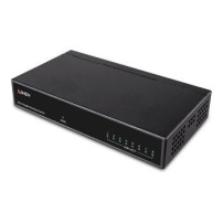 Lindy Network Switch - Gigabit - Desktop - 8 Port - 10/100/1000 - Gestito - Supporto Power over Ethernet (PoE)