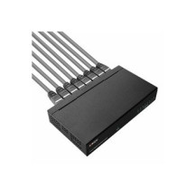 Lindy Network Switch - Gigabit - Desktop - 8 Port - 10/100/1000 - Gestito - Supporto Power over Ethernet (PoE)