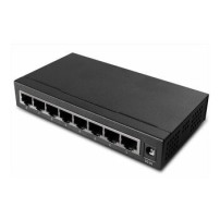 Lindy Network Switch - Gigabit - Desktop - 8 Port - 10/100/1000 - Gestito - Supporto Power over Ethernet (PoE)