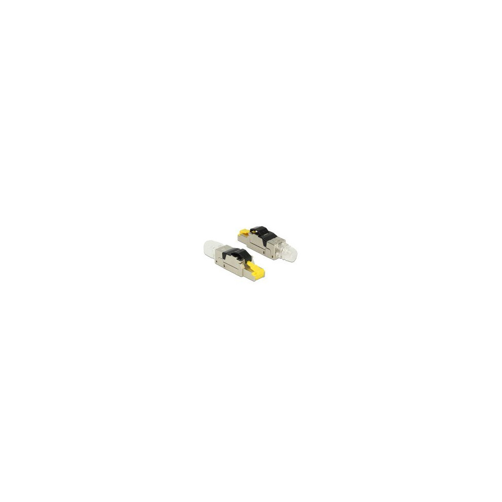Delock 86285 - RJ45 - Nero - Argento - Trasparente - Giallo - Zinco - 18,4 mm - 62,2 mm - 13,8 mm