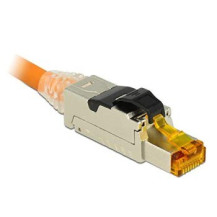 Delock 86285 - RJ45 - Nero - Argento - Trasparente - Giallo - Zinco - 18,4 mm - 62,2 mm - 13,8 mm