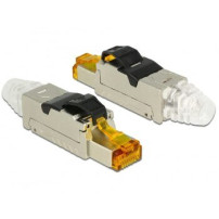 Delock 86285 - RJ45 - Nero - Argento - Trasparente - Giallo - Zinco - 18,4 mm - 62,2 mm - 13,8 mm