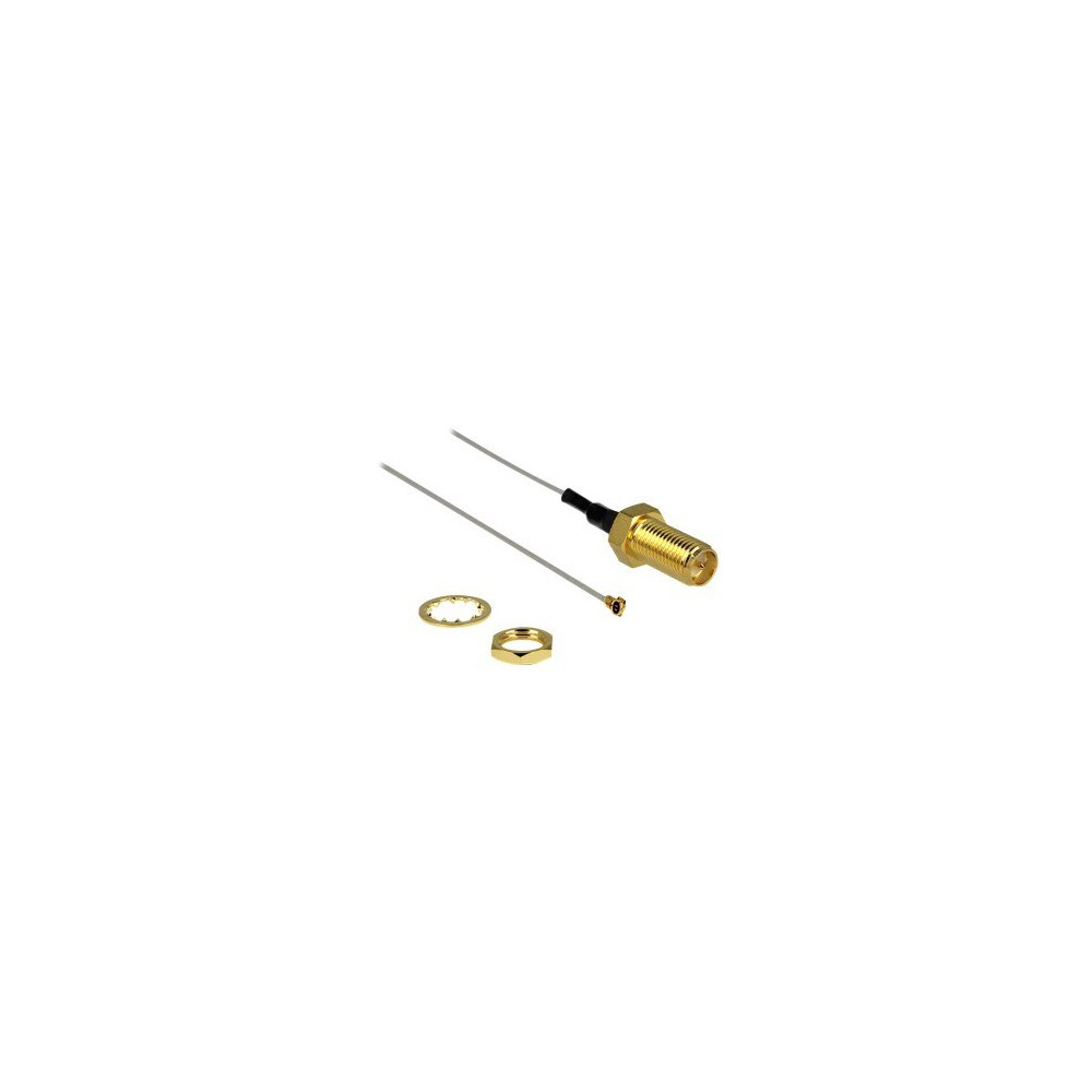 Delock 88815 - 0,2 m - MHF IV (I-PEX) - RP-SMA - Grigio